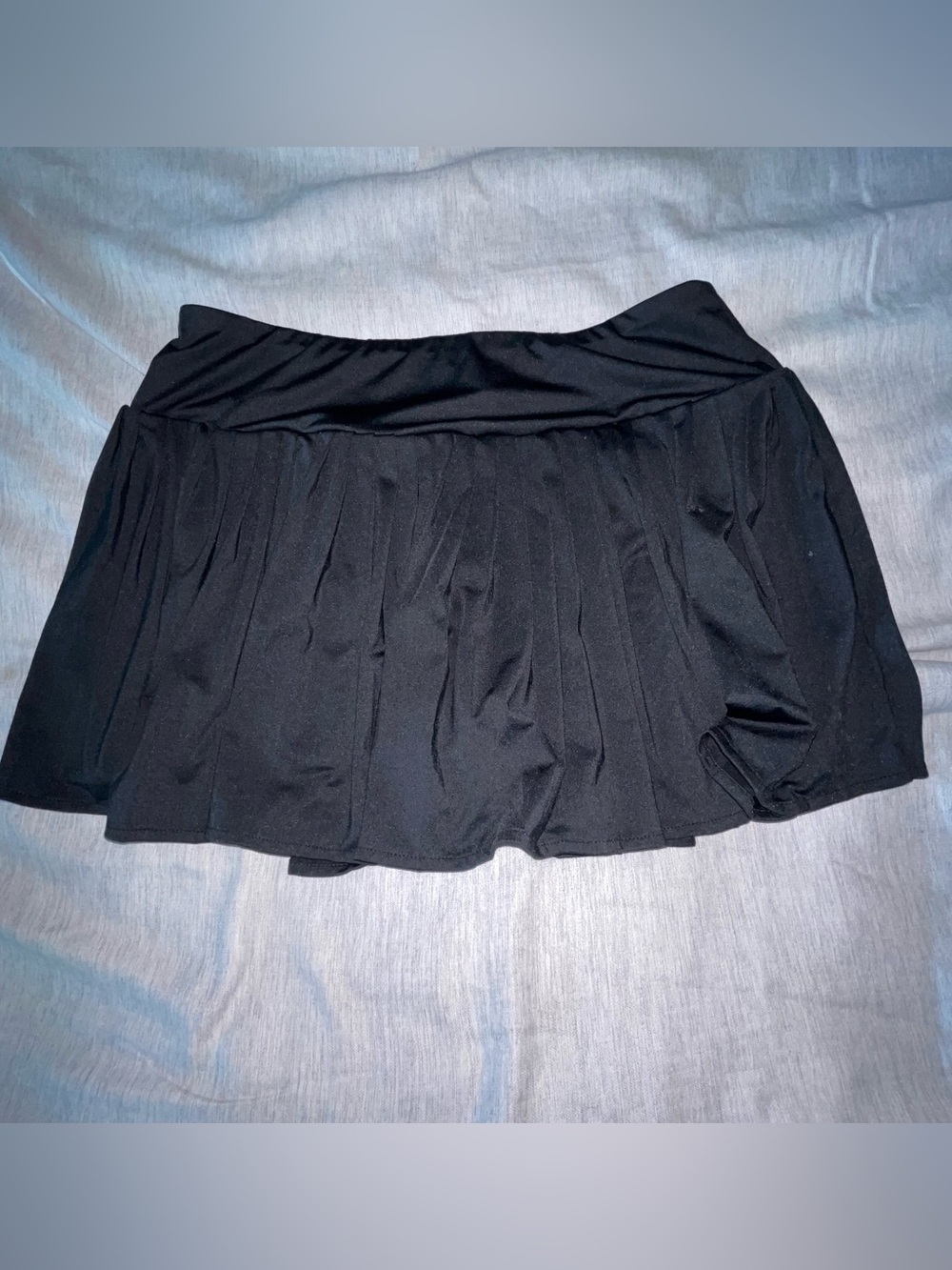 Laura Ashley Black Pleated Skater Skirt